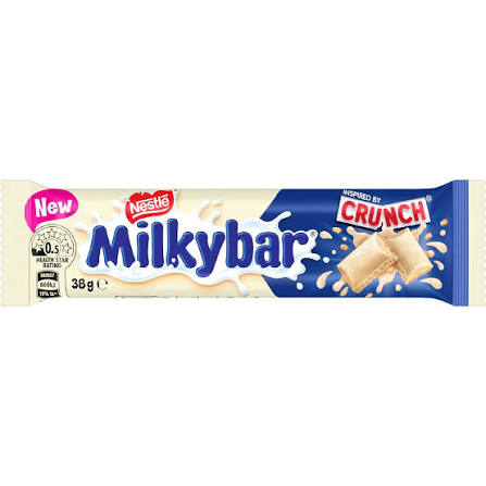 Nestle Milkybar Crunch Bar 38g  (Australia)