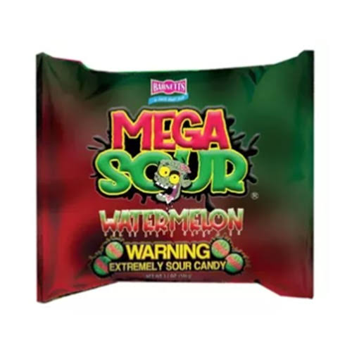 Barnett Mega Sour Candy Watermelon 104g  (UK)