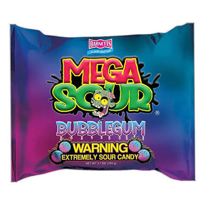 Barnett Mega Sour Candy Bubblegum 104g  (UK)
