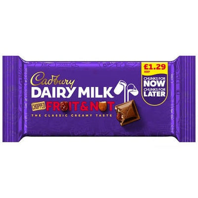 Cadbury Dairy Milk Fruit & Nut 56g  (UK)