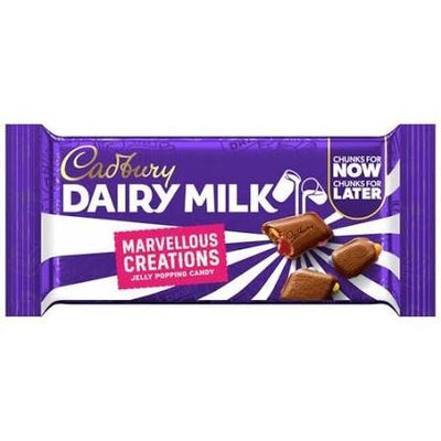 Cadbury Dairy Milk Jelly Popping 56g  (UK)