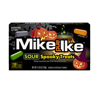 Mike & Ike Halloween Sour Spooky Treats Theater Box 4.25oz