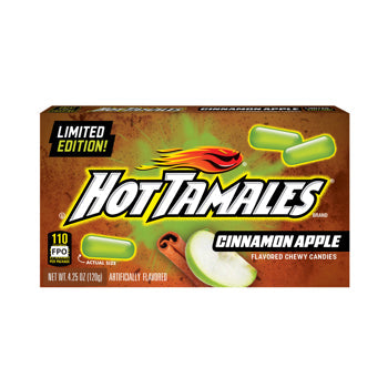 Hot Tamales Cinnamon Apple Fall Theater Box 4.25oz