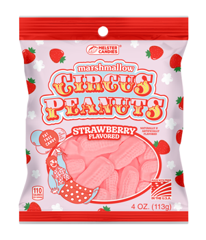 Melster Circus Peanuts Strawberry DRC Peg Bag 4oz