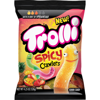 Trolli Peg Bag Spicy Crawlers 4.25oz
