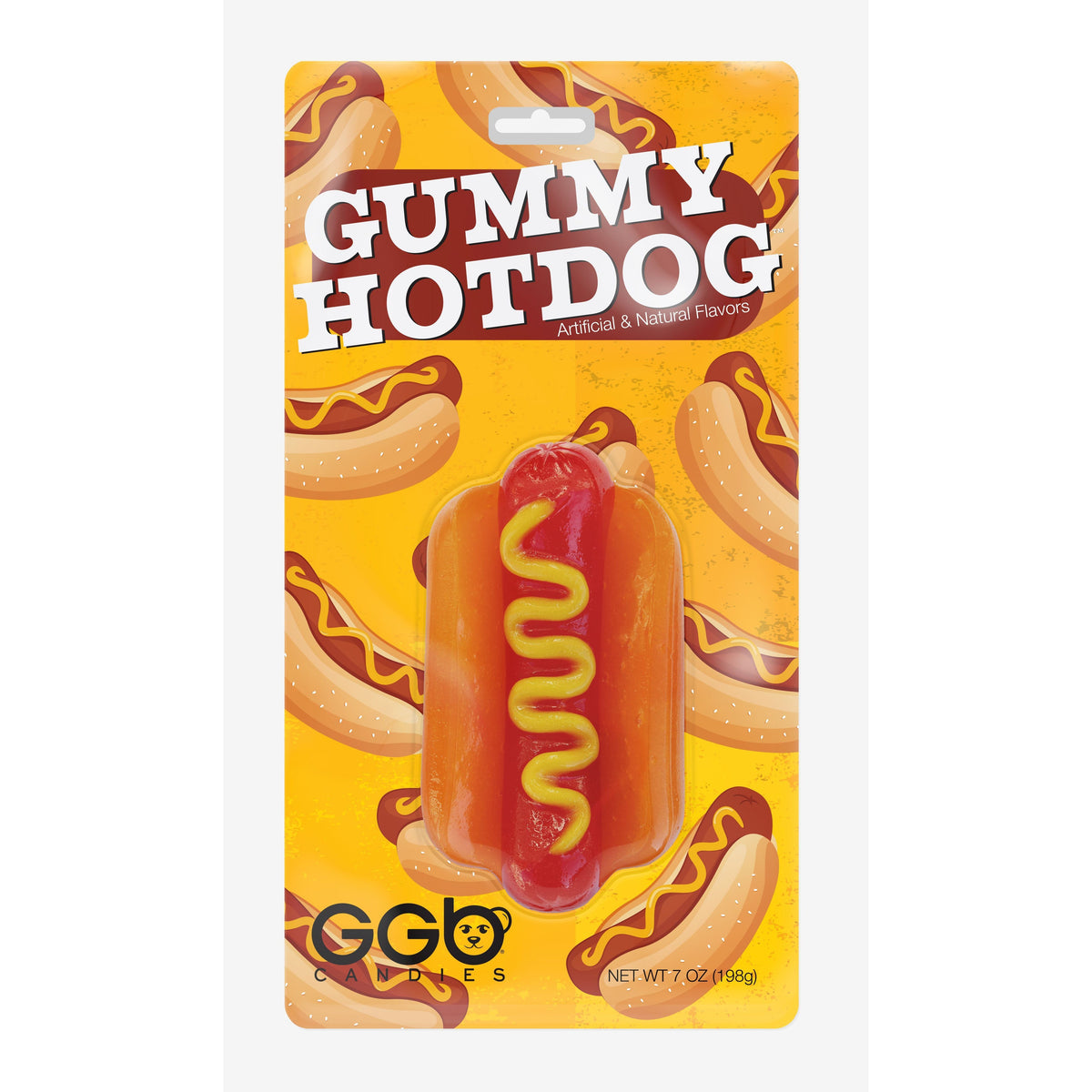 Giant Gummy Hotdog in Blister 7oz (198g) 198g