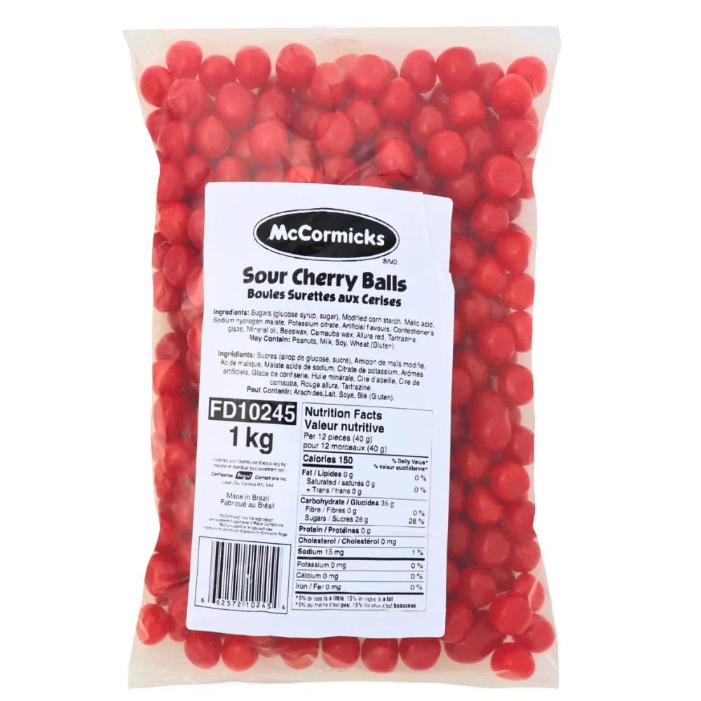 McCormicks Sour Cherry Balls 1kg (Canada)