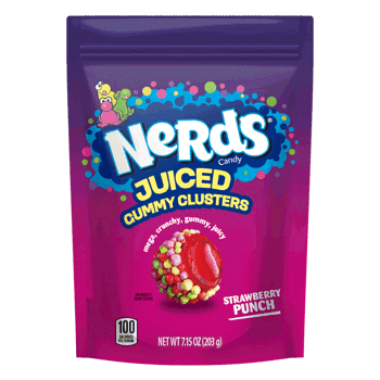 Nerds Juiced Gummy Clusters Strawberry Punch 7.15oz