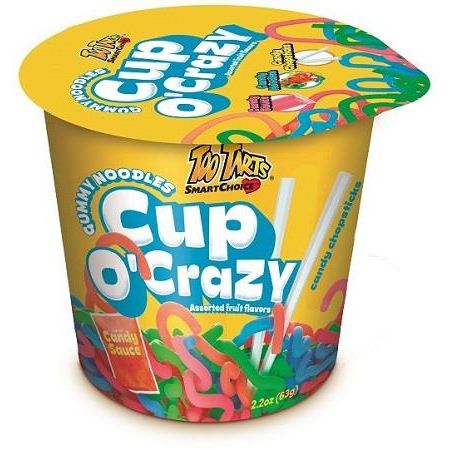 Too Tarts Cup O' Crazy Gummy noodles 2.2oz