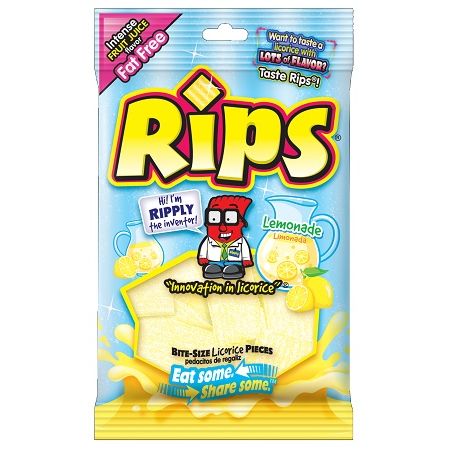 Rips Bites Lemonade Bag 4oz 12ct - candynow.ca