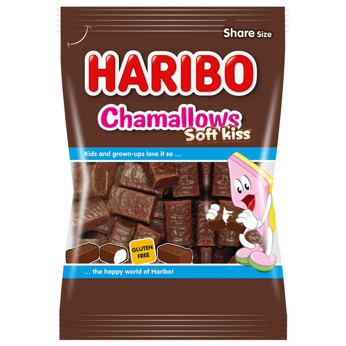 Haribo Chamallows Soft Kiss 200g 12ct (Europe) - candynow.ca