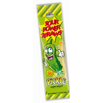 Sour Power LE Pickle Candy Straw 1.75oz