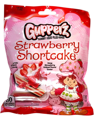 Gupperz Gummy Liquid Filled Popperz - Strawberry Shortcake 2.54oz