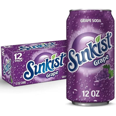 Sunkist Grape Soda 12oz