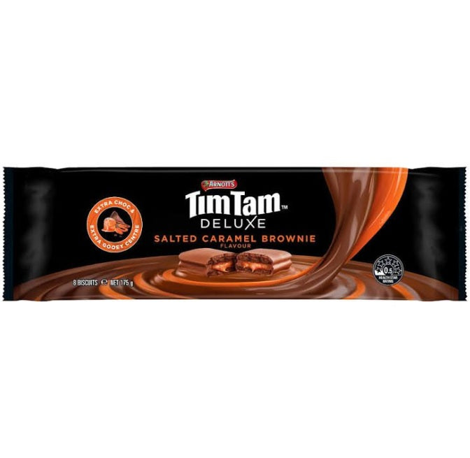 Tim Tam Deluxe Salted Caramel Brownie 175g (Australia)