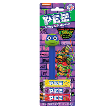PEZ Blister TMNT Ninja Turtles Assortment . 87oz