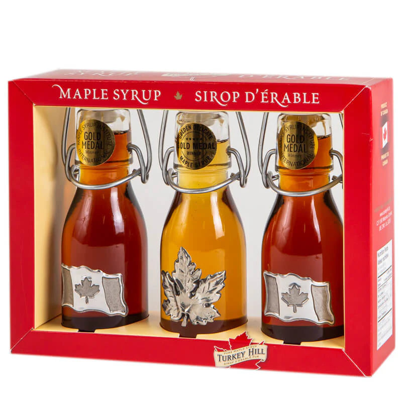 Pure Maple Syrup 3PK 100ml Cruchon Jr Canada Leaf (Canada)