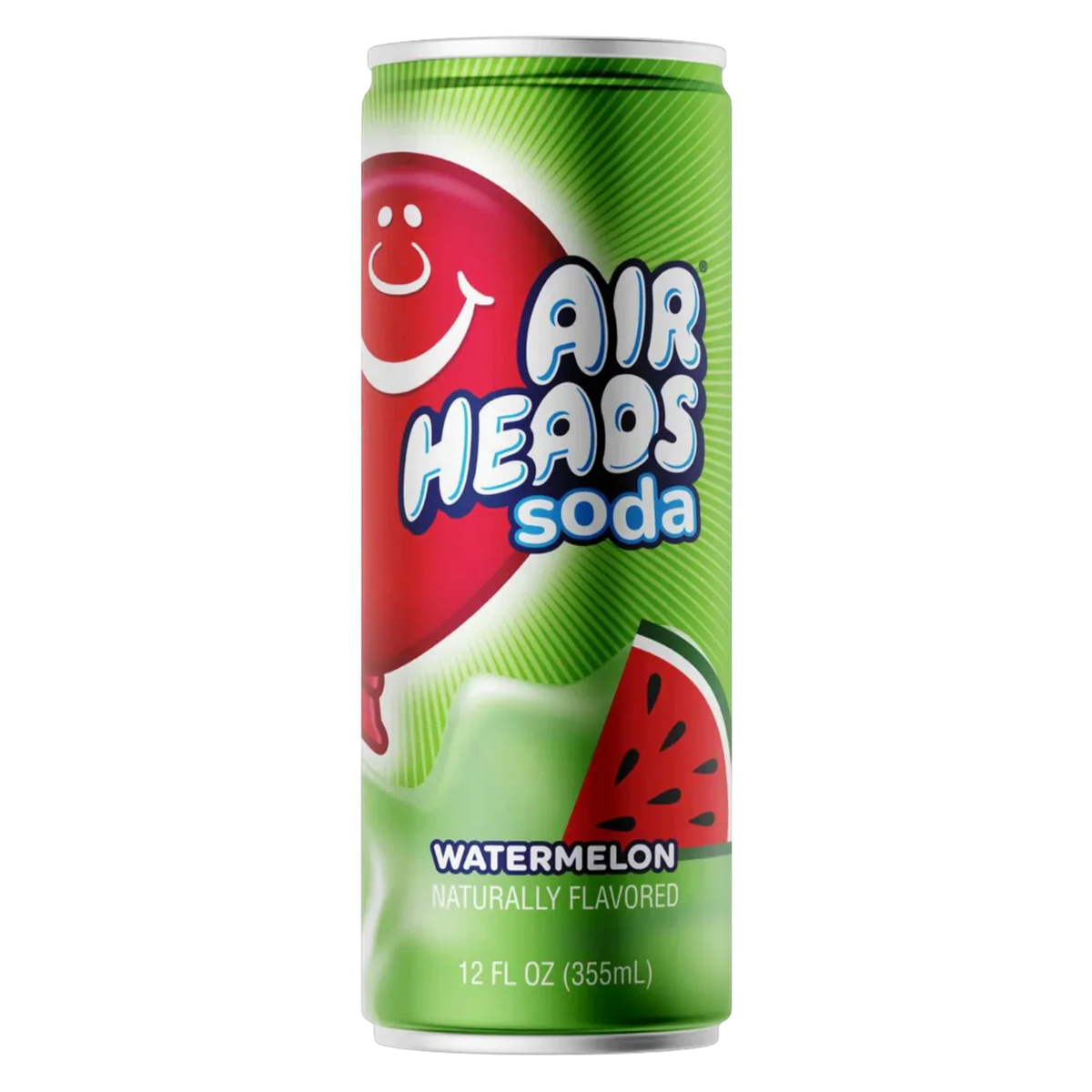 Airheads Watermelon Soda 12oz 355ml 12ct (Shipping Extra, Click for Details) - candynow.ca