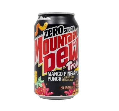 Mountain Dew Trolli Mango Pineapple Punch Zero 12oz